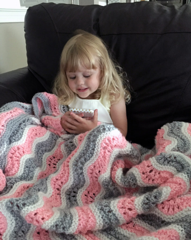Baby Chevron Blanket - bloggingwithdragons.com